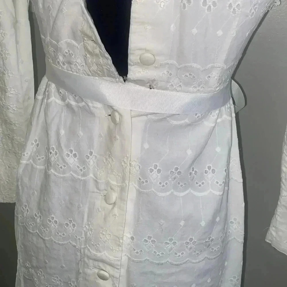 Vintage eyelet midi dress - Picture 8 of 10